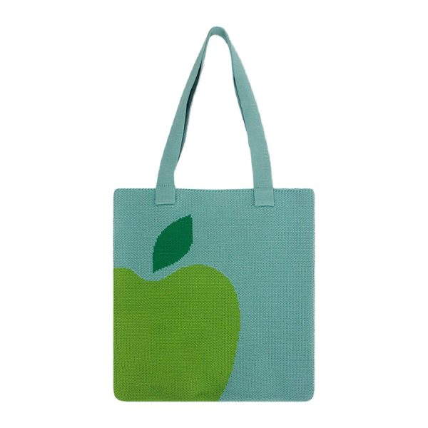 Polyester Fruit Woven Tote Bag