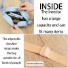 Silicone Pocket cosmetics storage purse bag