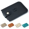 Genuine Leather portable slim coin purse/Wallet card case