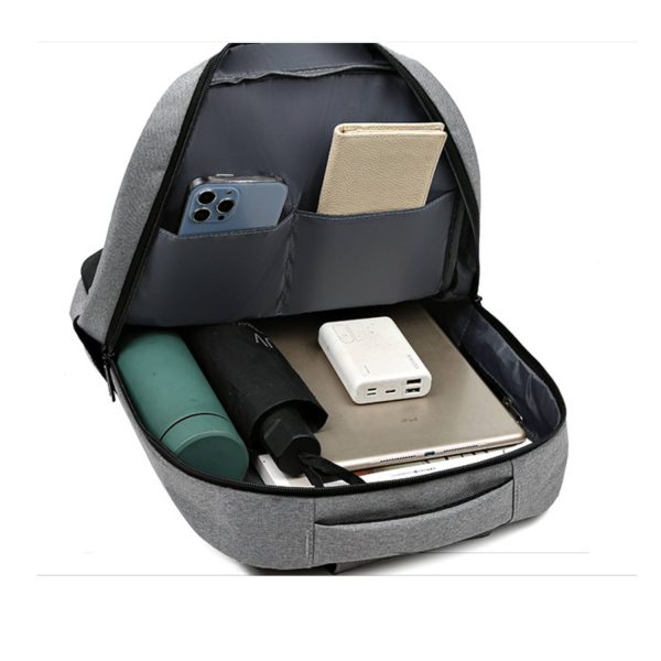 Nylon Travel Computer Backpack With USB Charging Port