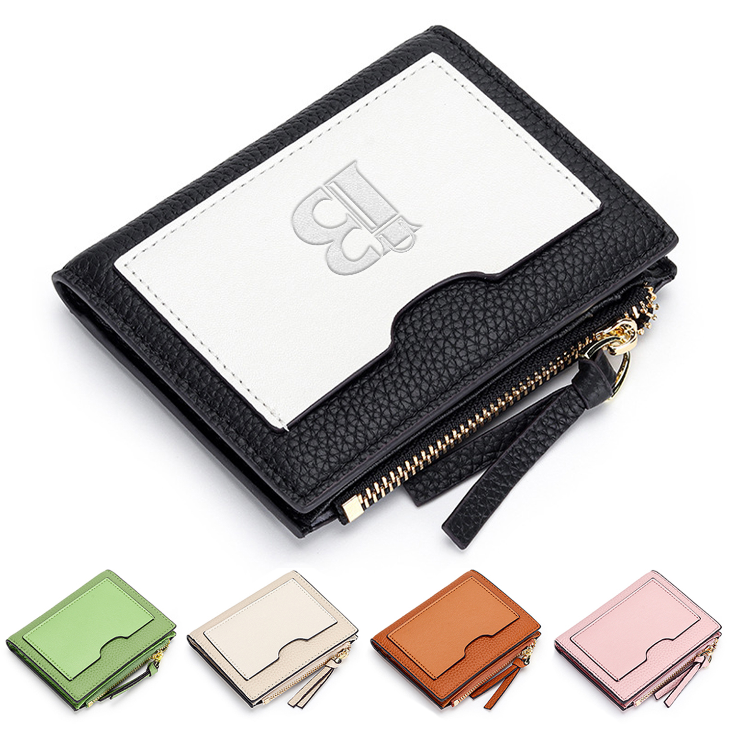 Genuine Leather Stylish zippered coin purse