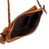 PU leather Fringed Female Shoulder Crossbody Bag for woman