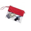 Transparent shoulder strap bag
