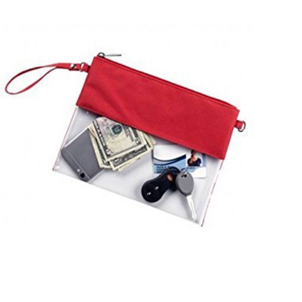 Transparent shoulder strap bag