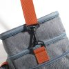 Oxford Double-layer thermal cross-body Insulated lunch bag