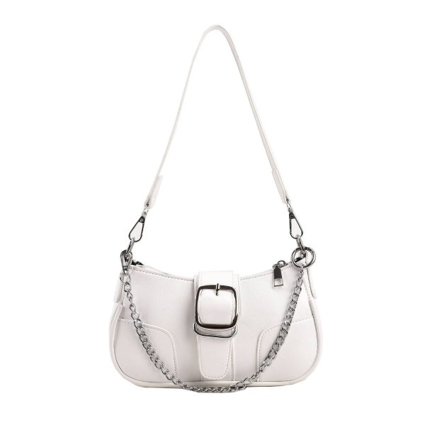 PU large capacity single shoulder square women's tote bag