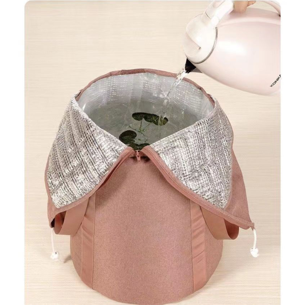 Collapsible Bucket Foot Bath Basin Bag