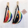 LGBT Rainbow Fanny Pack Gay Pride Waist Bag Strip Chest