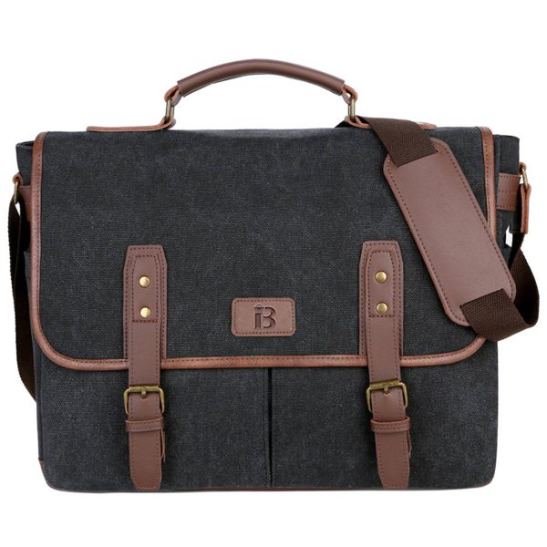 Cavas Vintage Men Briefcases Laptop Messenger Bag