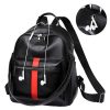 PU Leather Travel Backpack