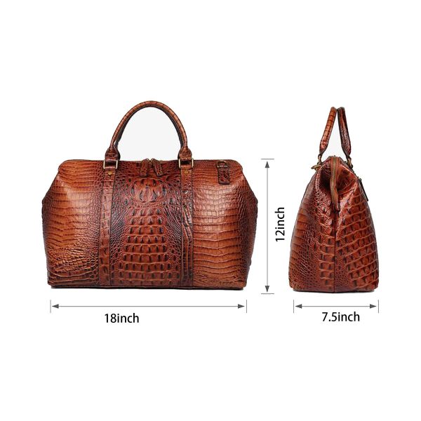 Large Leather Wearable Duffel bag