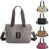 Women canvas cross-body bag Ladies Satchel for Daily Use