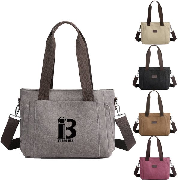 Women canvas cross-body bag Ladies Satchel for Daily Use
