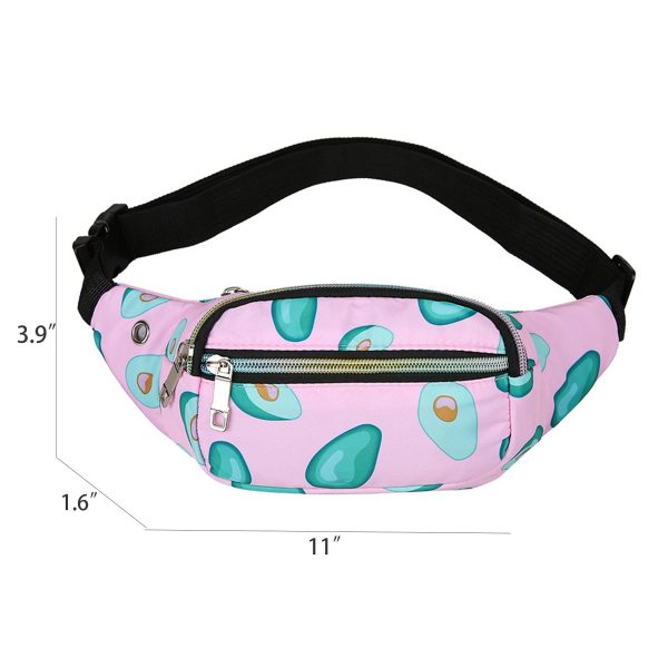 Large Capacity Nylon Crossbody Waist Fanny Pack