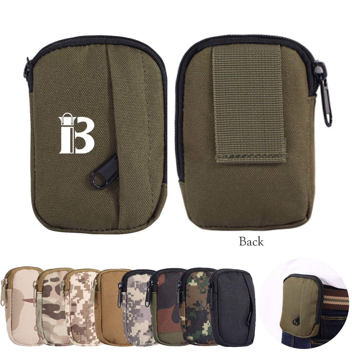 Outdoor 800D nylon tactical belt bag