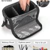 Large Capacity Makeup Brush Bag with Shoulder