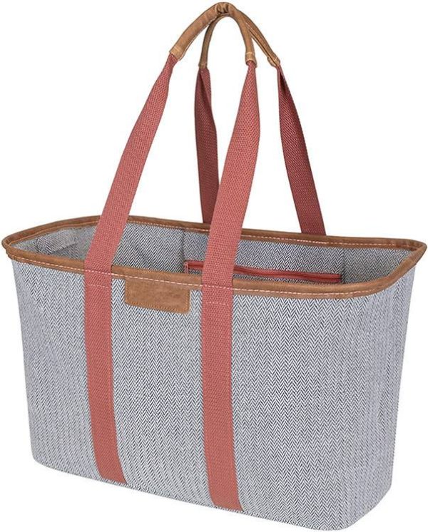 Large Canvas Foldable Grocery Shopping Bag