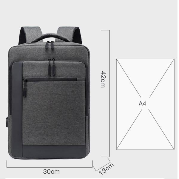 Smart Work Backpack with USB Charging Port