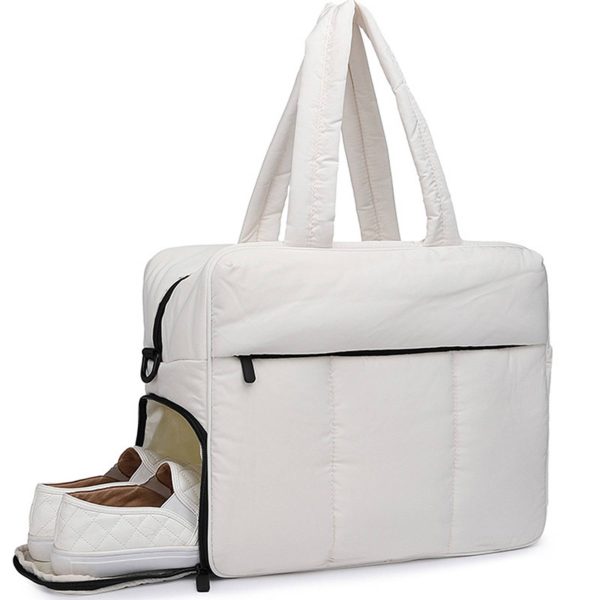 Luggage Duffel Tote Bag with Wet Pocket Shoe Compartment