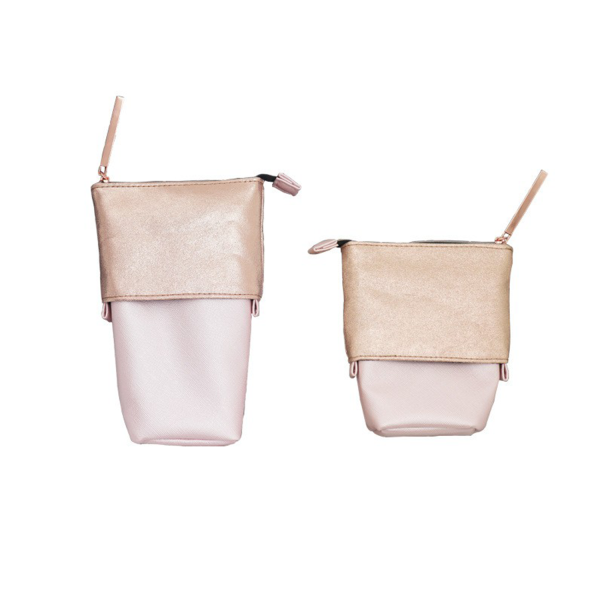 PU Leather Make Up Brush Storage Bag