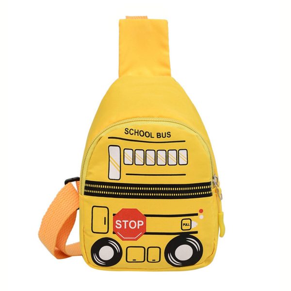 Nylon Car Pattern Crossbody Bag for Kids