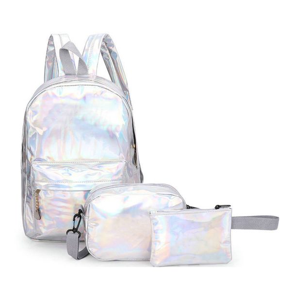 Customized Colorful Backpack 3-Piece Set