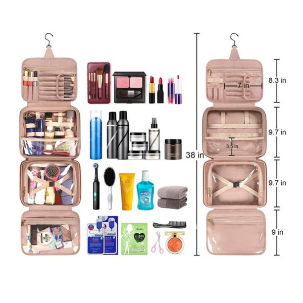 Hanging Makeup Bag Organizer