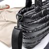 Nylon Puffer Tote Cross-body Bag