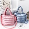 Nylon Puffer Tote Cross-body Bag