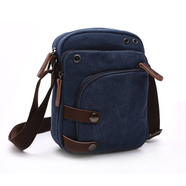 Canvas wearable Cross-body bag