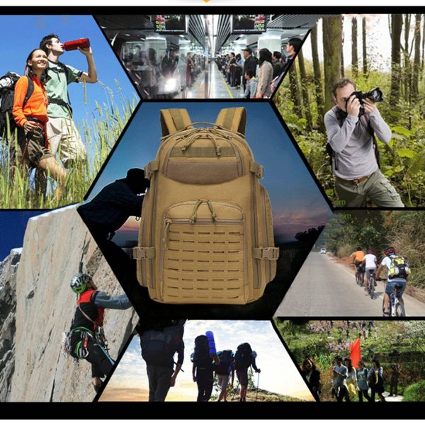 Mountaineering Hiking Backpack Waterproof Multifunction