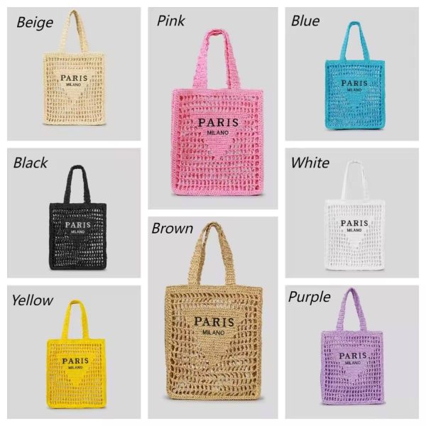 Knitted Mesh Tote Bag