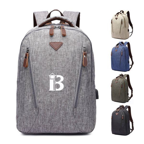 Laptop Backpack with USB Charging Port