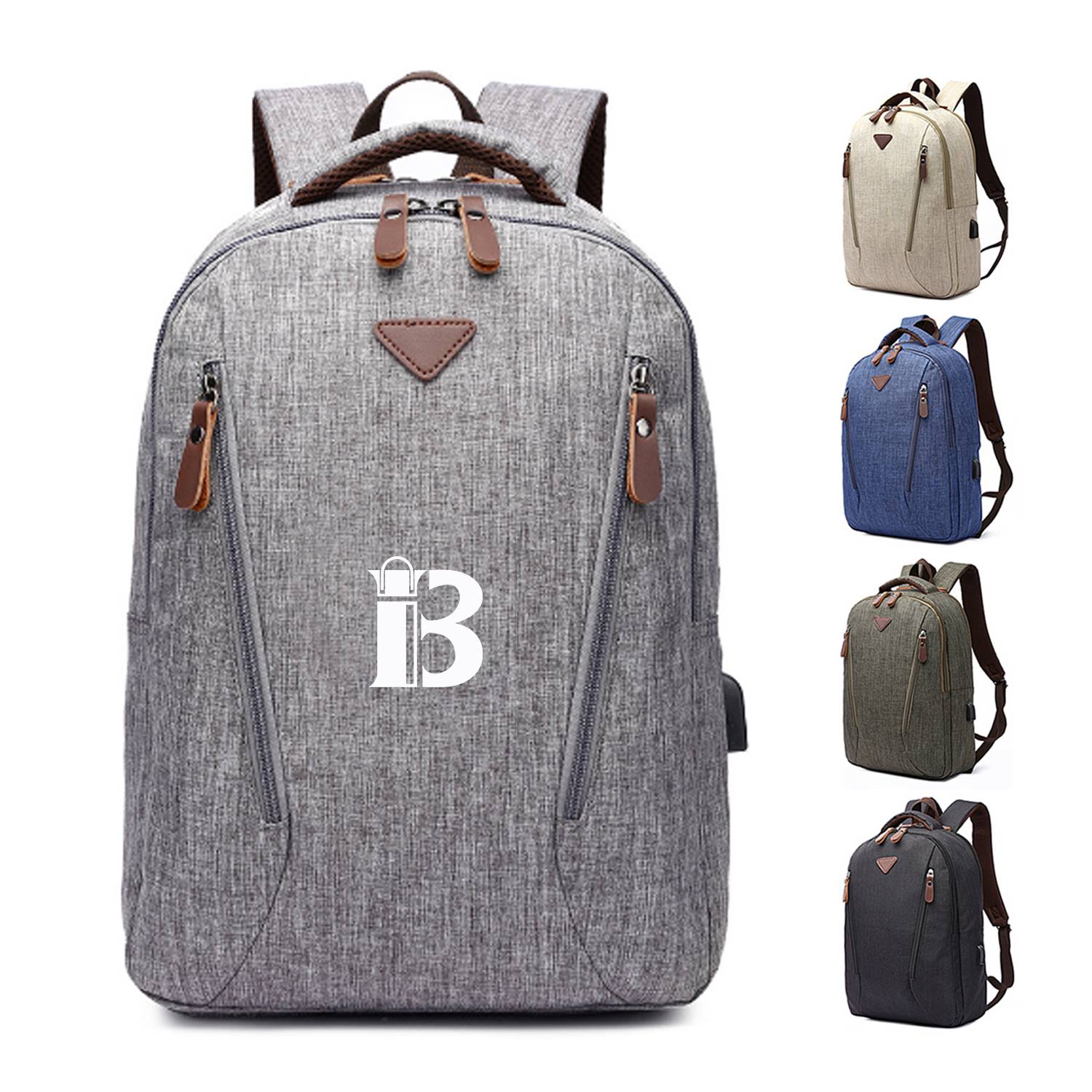 Laptop Backpack with USB Charging Port