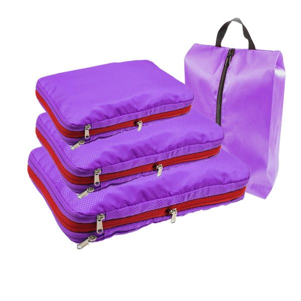 Luggage Organizers for Travel Accessories with Shoe Bag