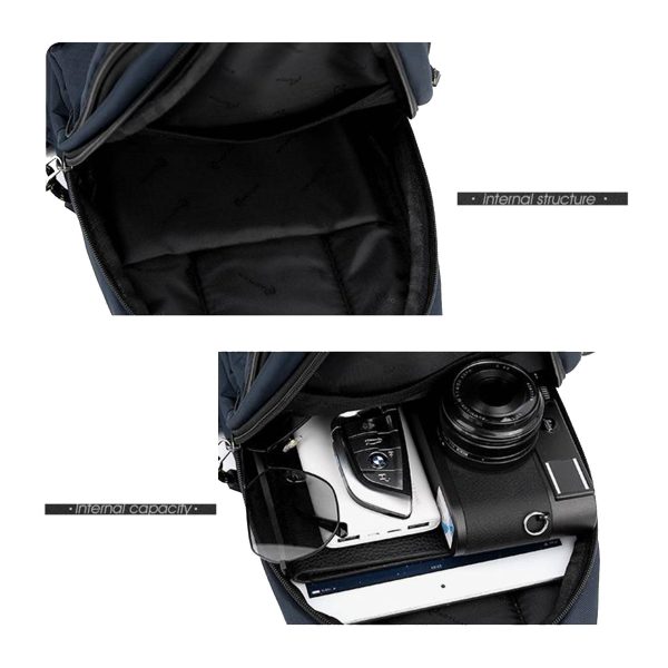 Oxford Lightweight Black Cross-body Bag