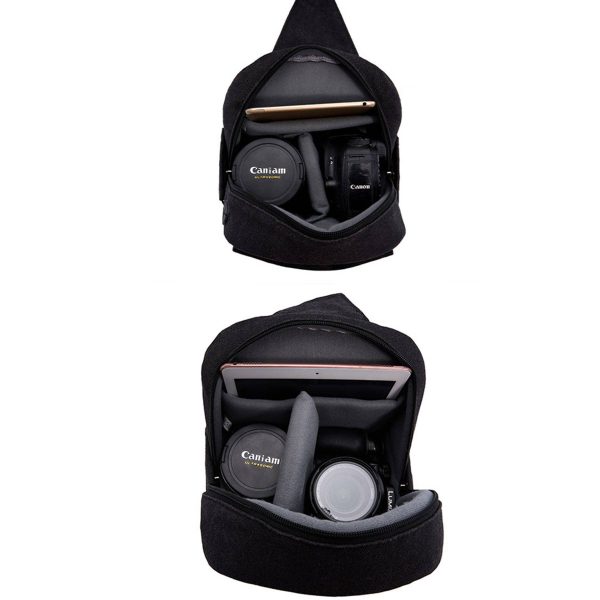 Waterproof canvas camera chest bag