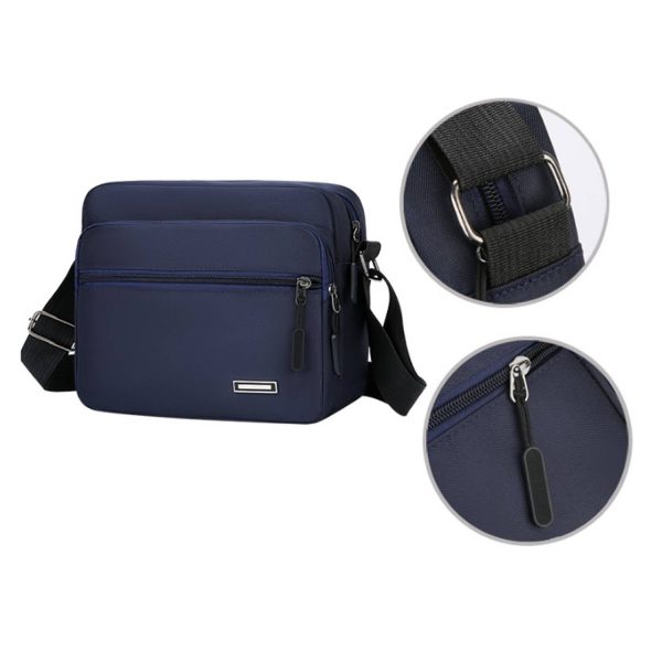 Fashionable Multi-layer Single Shoulder Nylon Crossbody Bag