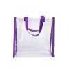 PVC Clear Stadium Open Tote Bag
