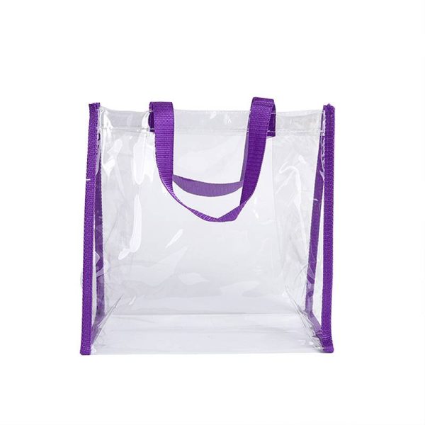 PVC Clear Stadium Open Tote Bag