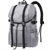 Water Resistant Drawstring Canvas Commuter Backpacks