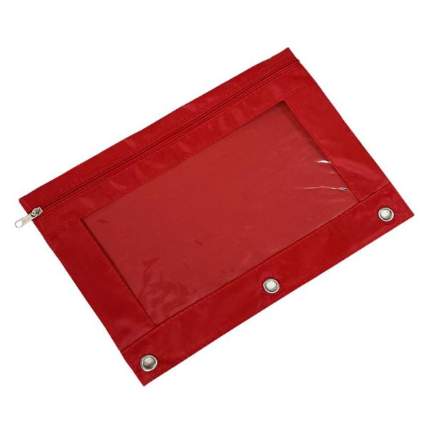 3-Ring Binder Pencil Pouch With Zipper