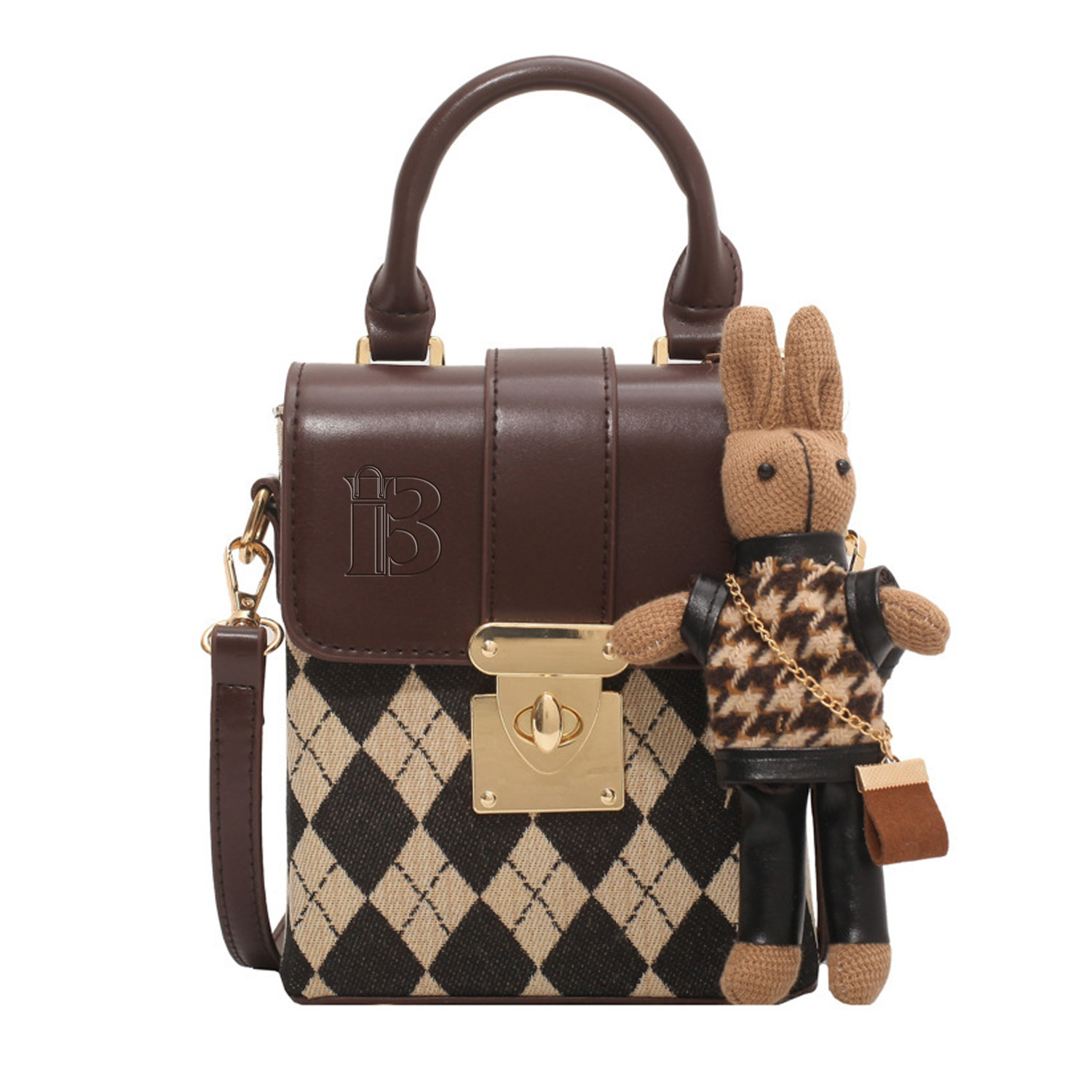 High-grade canvas shoulder bag