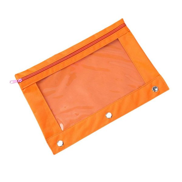 3-Ring Binder Pencil Pouch With Zipper