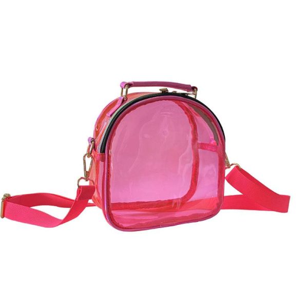 Laser Clear PVC Women's Crossbody Bag