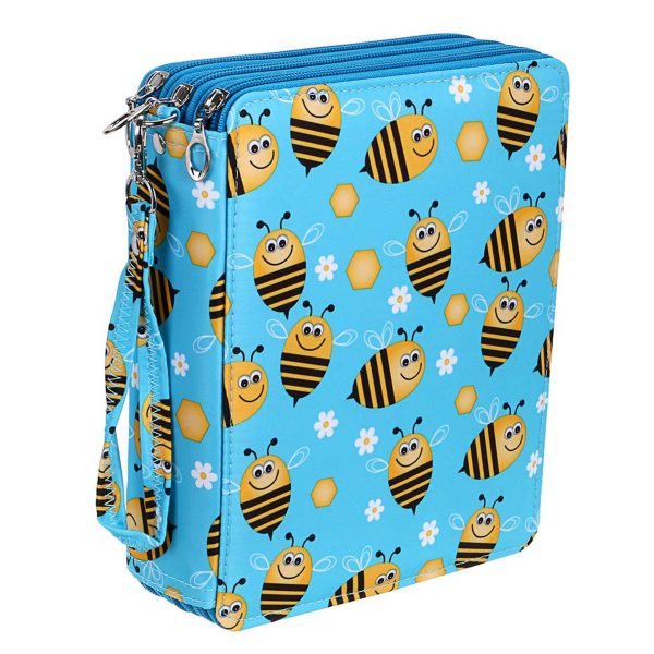 Polyester Colored Pencil Case- 78 Slots