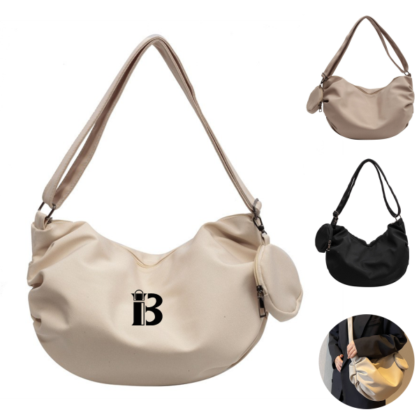 Nylon Leisure Shoulder Crossbody Bag