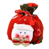3D Designs Flannel Decoration Christmas Drawstring Gift Bags