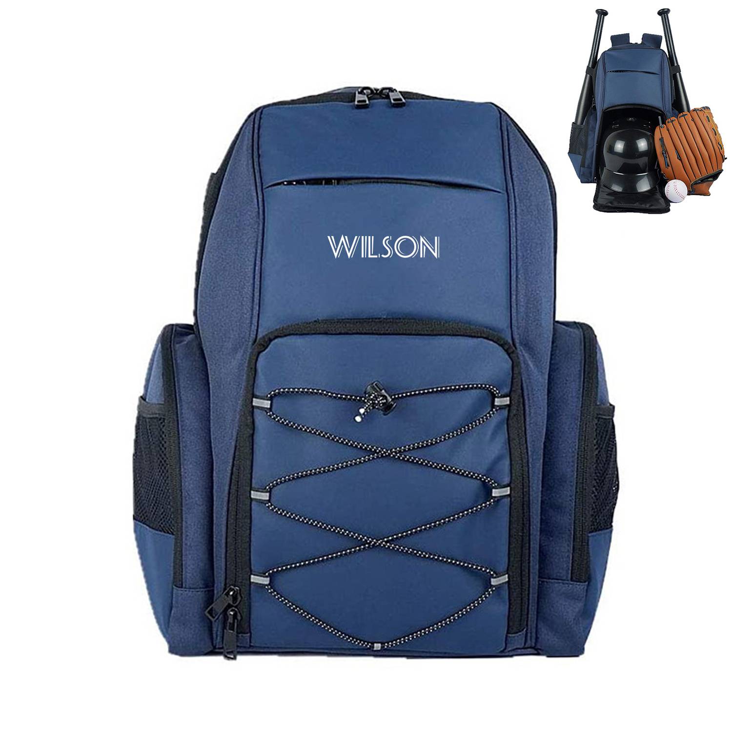 Dacron outdoor backpack for sports balls