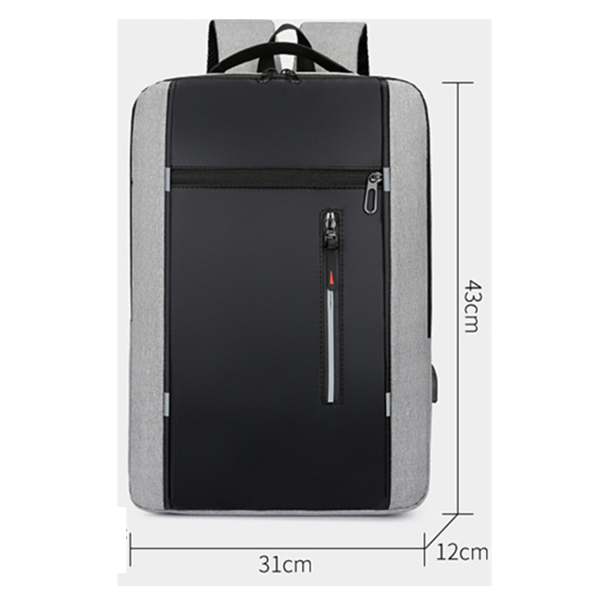 Large Backpack for Travel with USB Charging Port